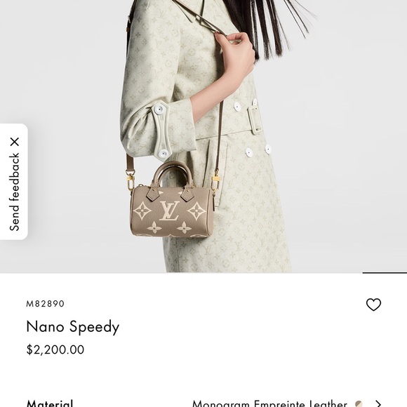 [New] Louis Vuitton Nano Speedy Black - Picture 4 of 6